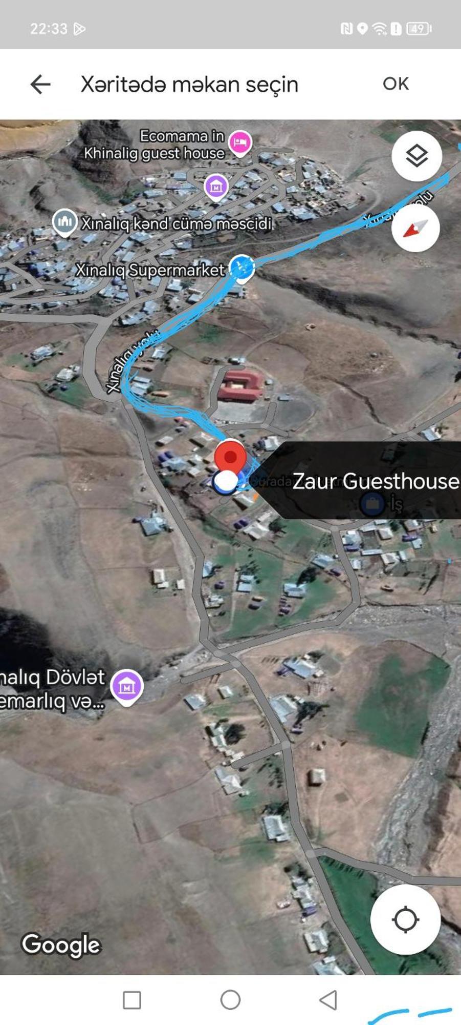 Zaur Guest Hause Hotel Xinaliq Kültér fotó